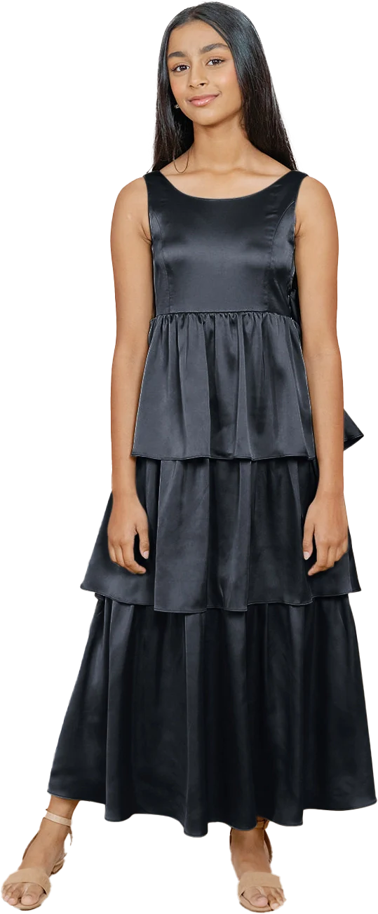 Juniors Georgia Satin Dress | Made To Order - Image 57