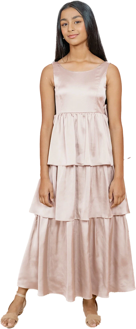 Juniors Georgia Satin Dress | Made To Order - Image 58