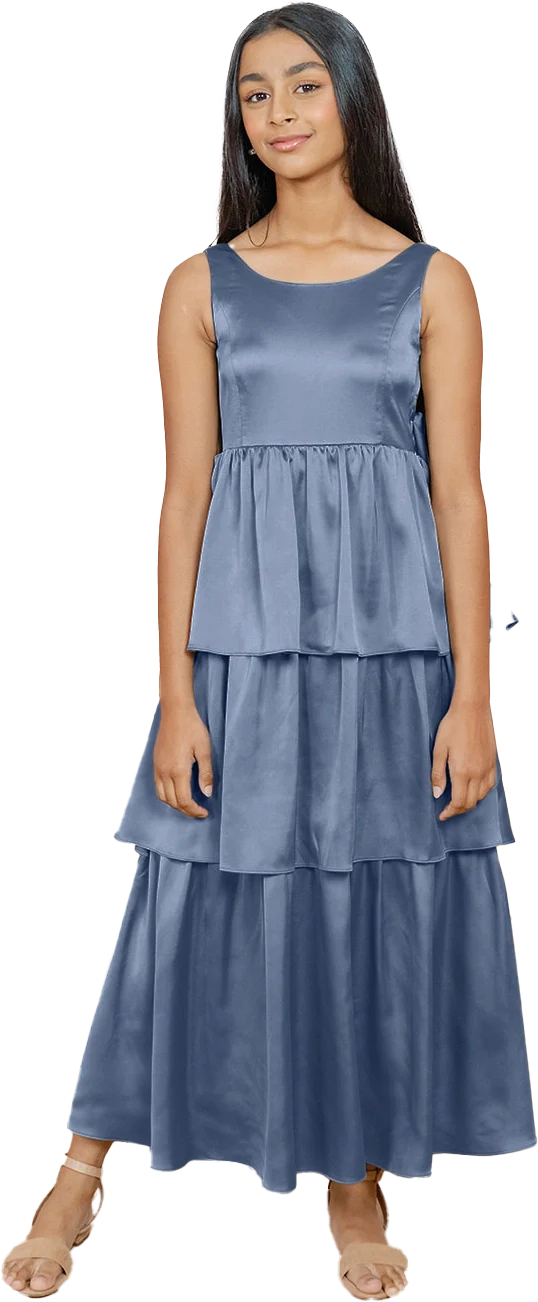 Juniors Georgia Satin Dress | Made To Order - Image 76
