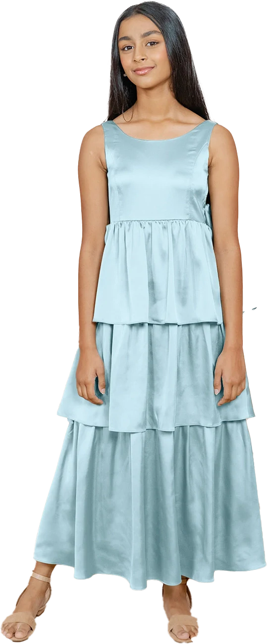 Juniors Georgia Satin Dress | Made To Order - Image 77