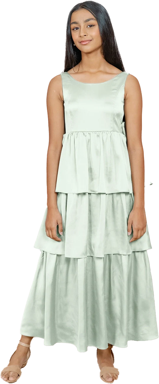 Juniors Georgia Satin Dress | Made To Order - Image 88