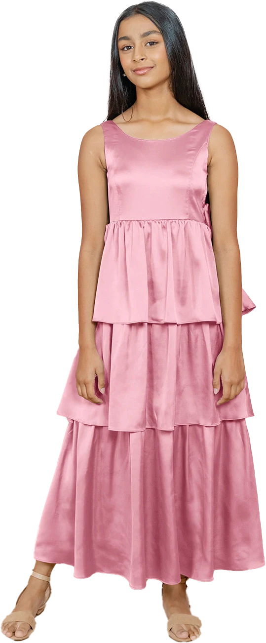 Juniors Georgia Satin Dress | Made To Order - Image 94
