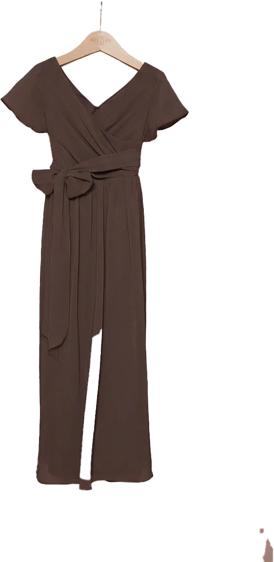 Juniors Harper Chiffon Faux Wrap Dress | Made To Order - Image 64