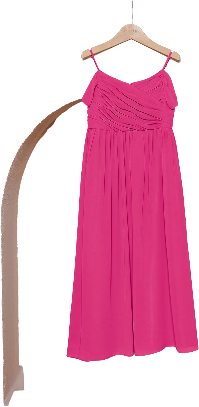 Juniors Lily Chiffon Dress | Made To Order - Image 67