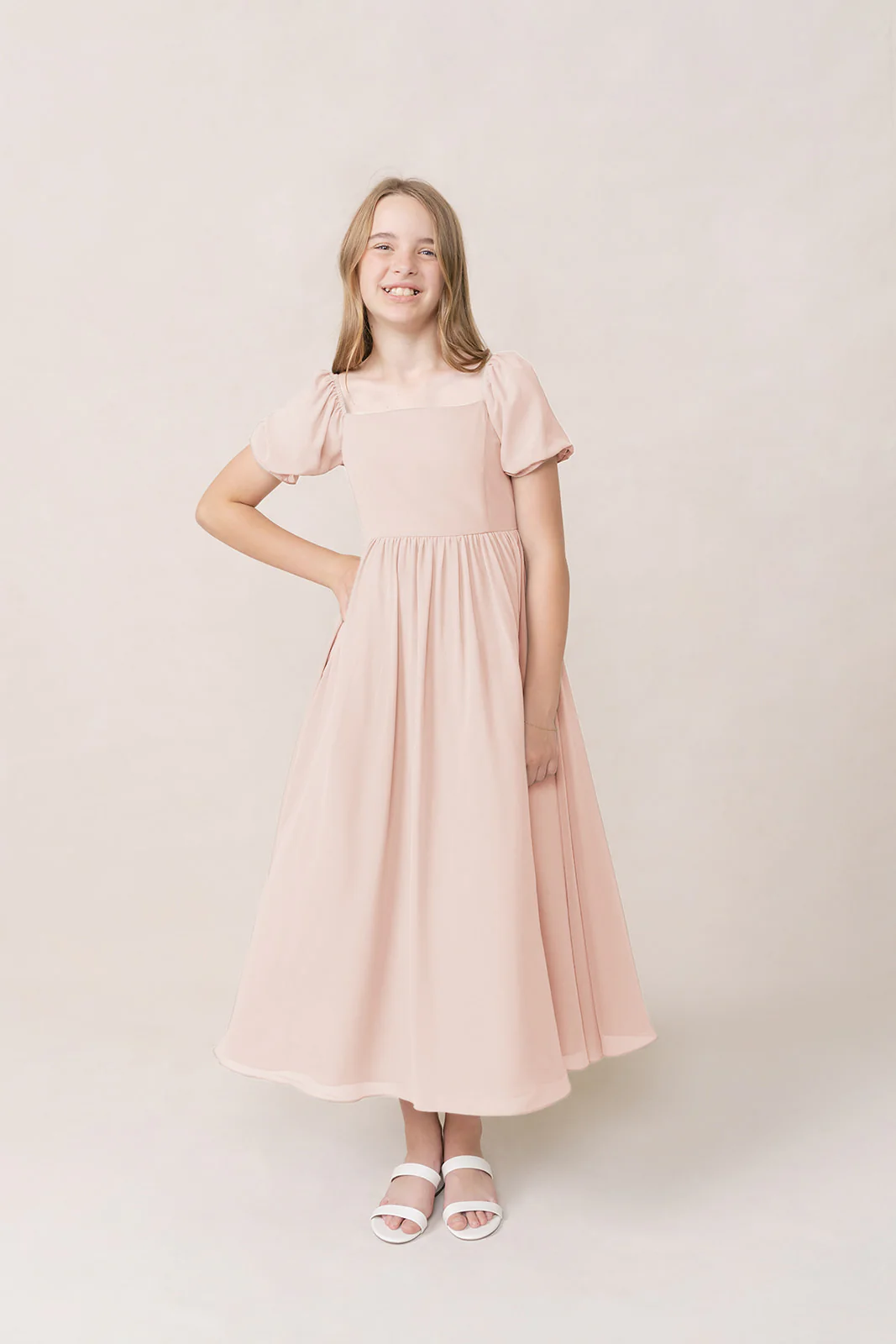 Juniors Maeve Chiffon Dress | Made To Order - Image 10