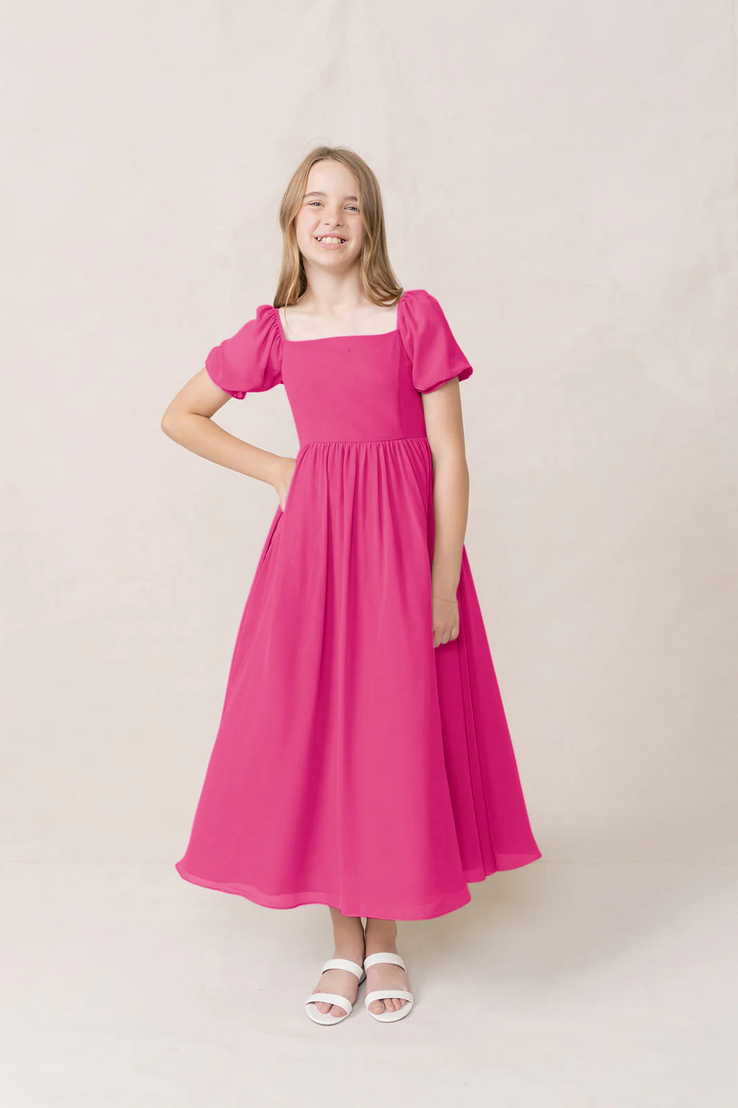 Juniors Maeve Chiffon Dress | Made To Order - Image 103