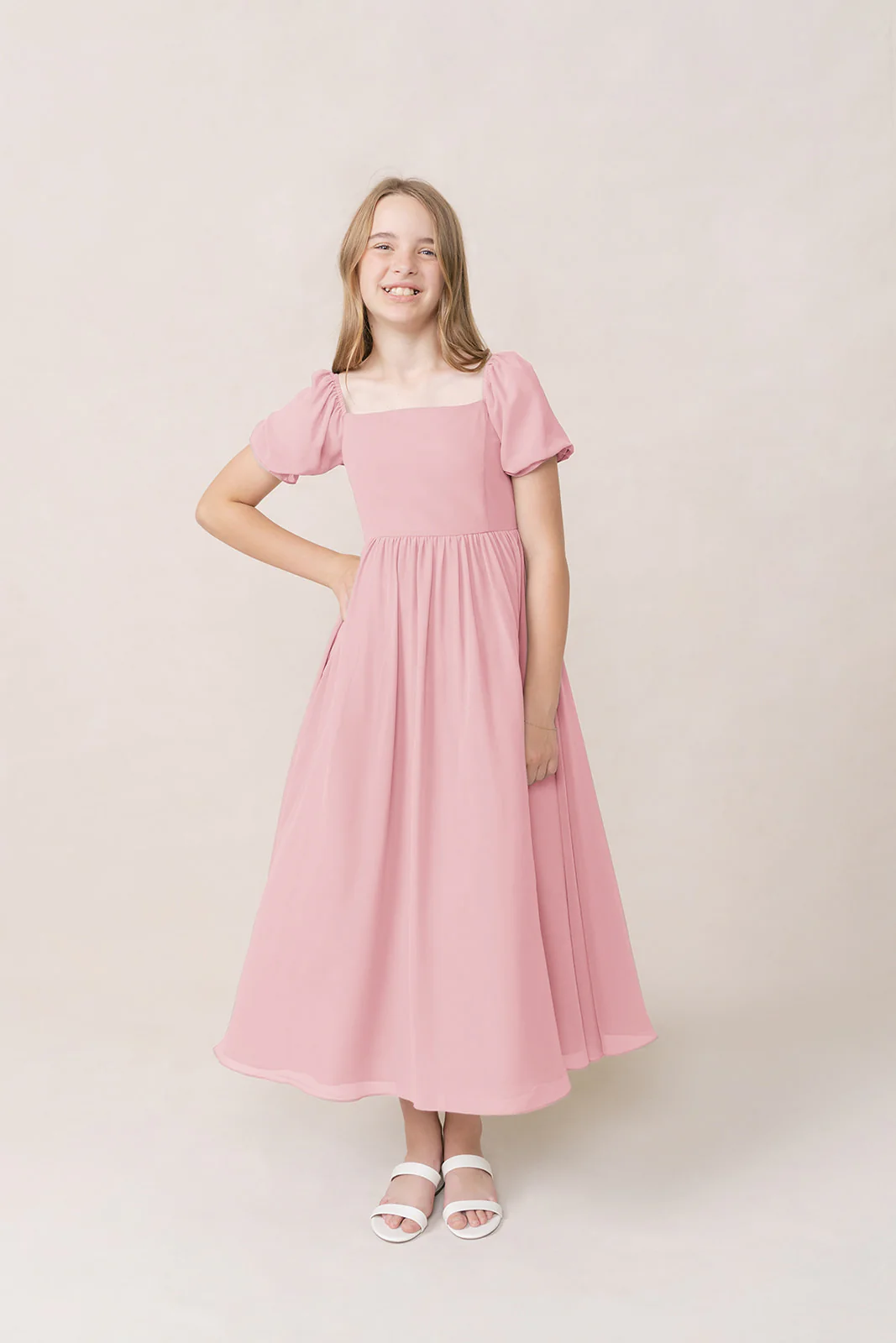 Juniors Maeve Chiffon Dress | Made To Order - Image 12