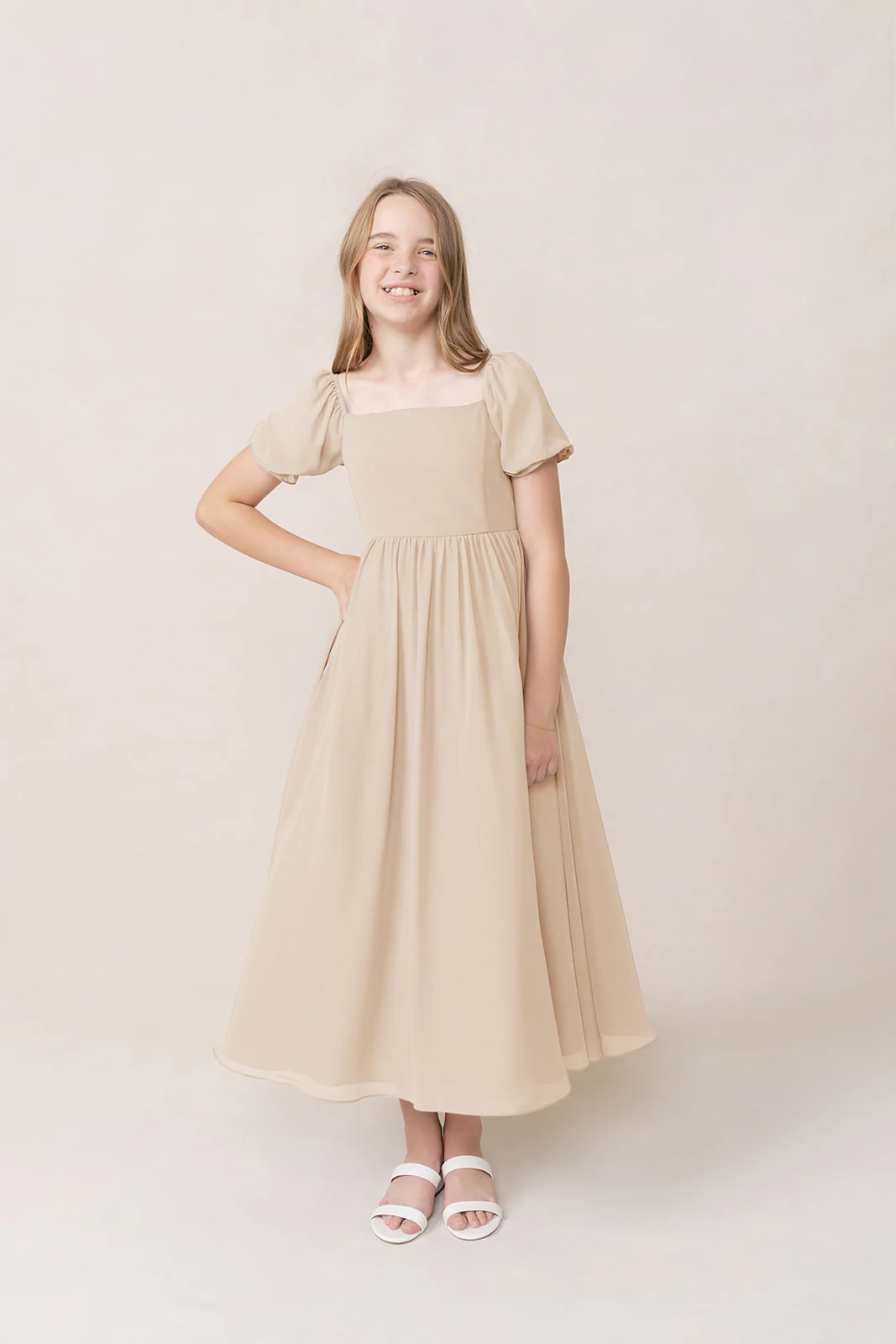 Juniors Maeve Chiffon Dress | Made To Order - Image 18