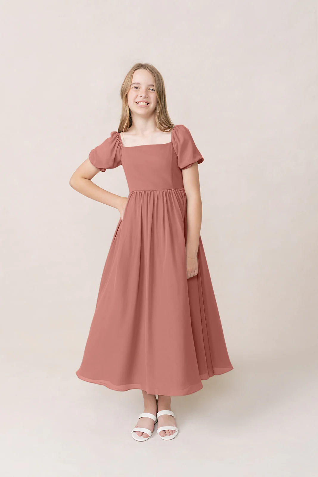 Juniors Maeve Chiffon Dress | Made To Order - Image 28