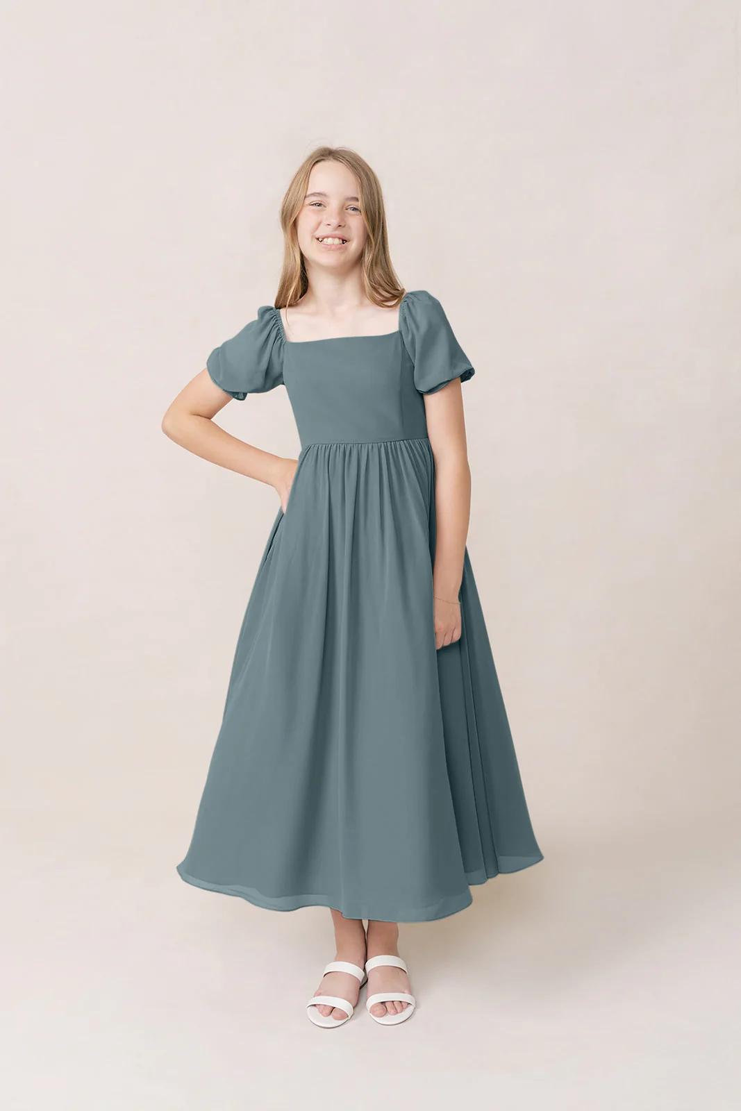 Juniors Maeve Chiffon Dress | Made To Order - Image 36