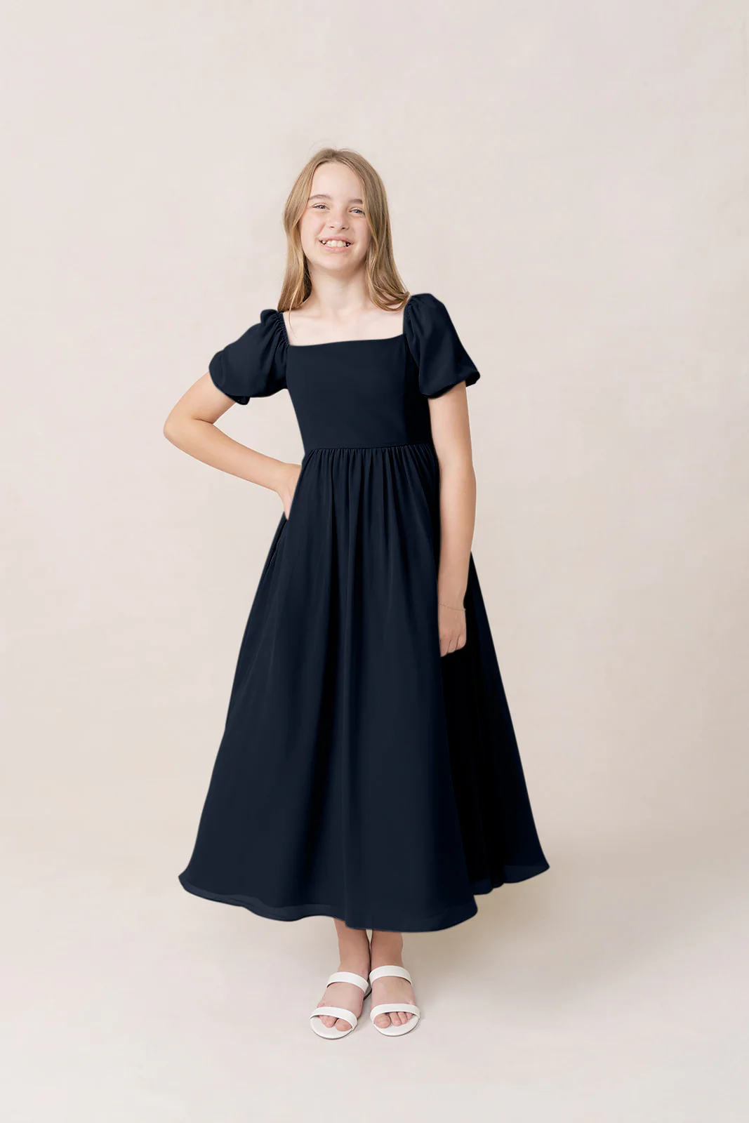Juniors Maeve Chiffon Dress | Made To Order - Image 54