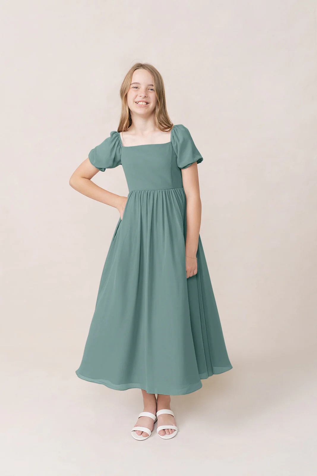 Juniors Maeve Chiffon Dress | Made To Order - Image 68
