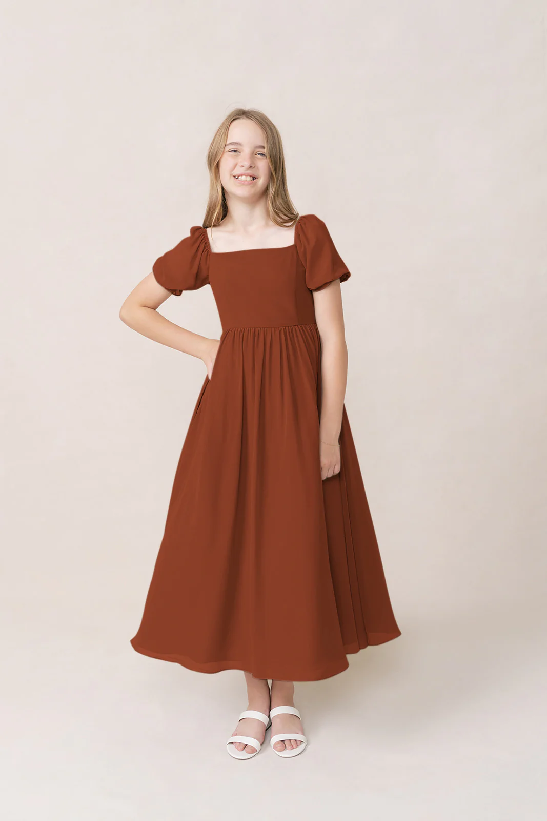 Juniors Maeve Chiffon Dress | Made To Order - Image 74