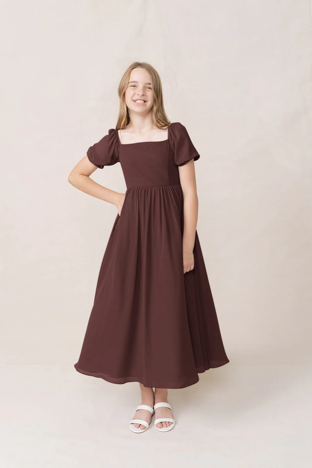 Juniors Maeve Chiffon Dress | Made To Order - Image 94