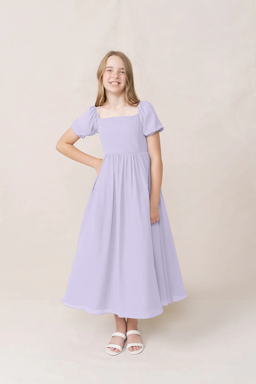 Juniors Maeve Chiffon Dress | Made To Order - Image 95