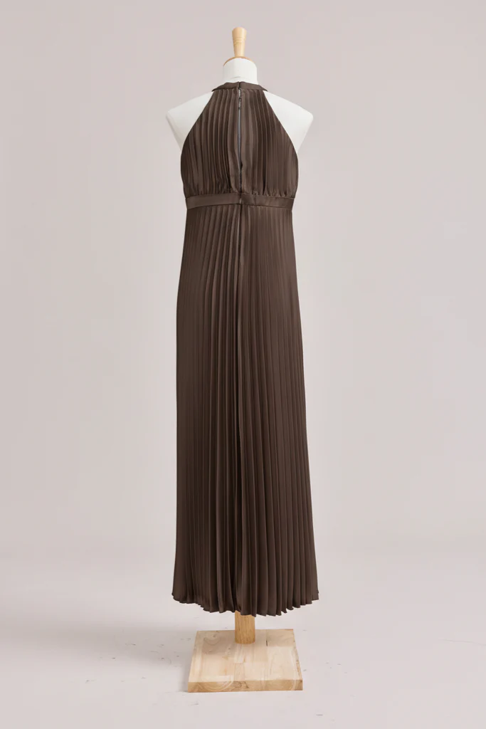 Juniors Mazie Satin Pleated Dress | Made To Order - Image 106