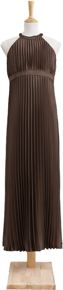Juniors Mazie Satin Pleated Dress | Made To Order - Image 108