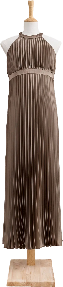 Juniors Mazie Satin Pleated Dress | Made To Order - Image 109