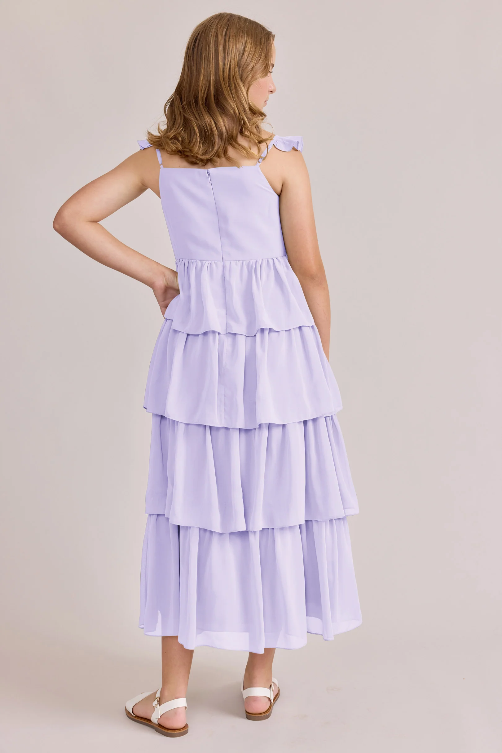 Juniors Poppy Chiffon Dress | Made To Order - Image 39