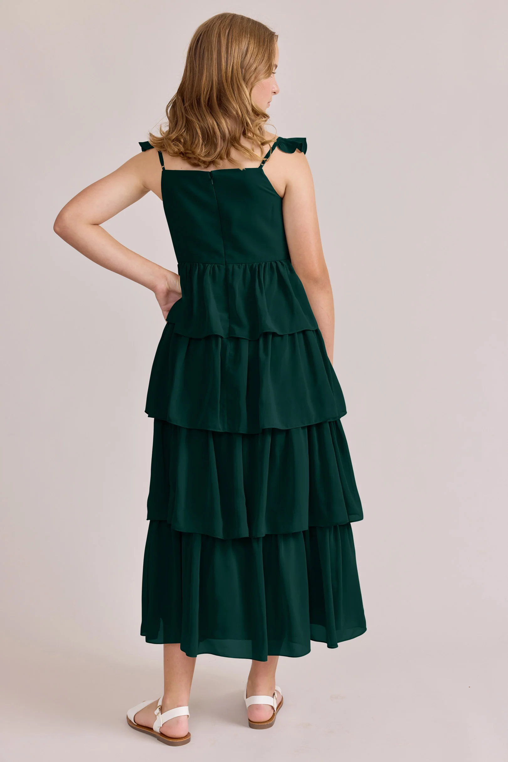 Juniors Poppy Chiffon Dress | Made To Order - Image 61