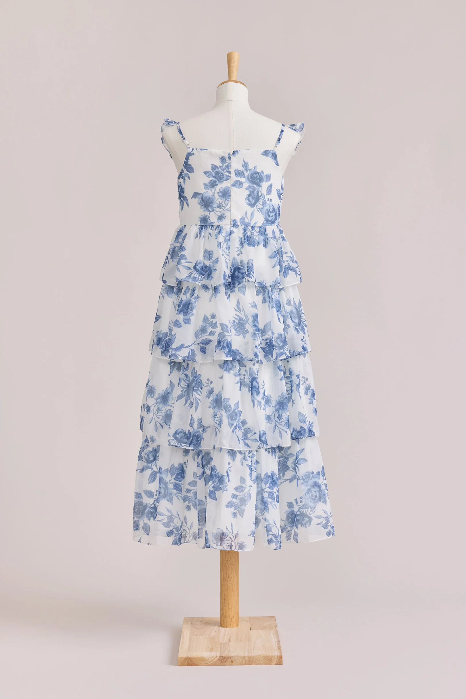 Juniors Poppy Chiffon Floral Print Dress | Made To Order - Image 39
