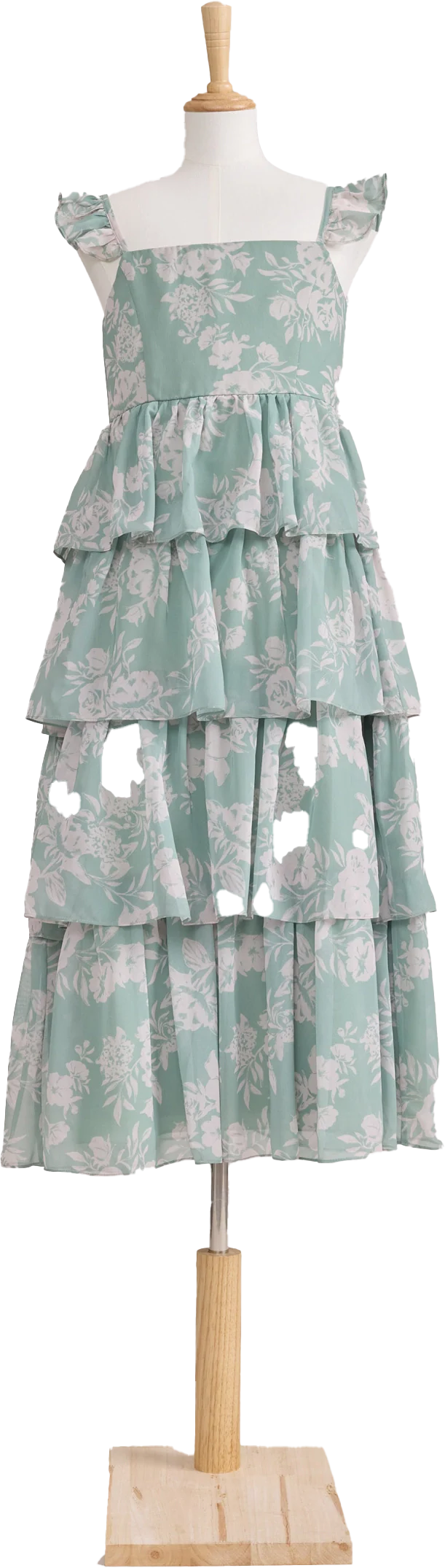 Juniors Poppy Chiffon Floral Print Dress | Made To Order - Image 64