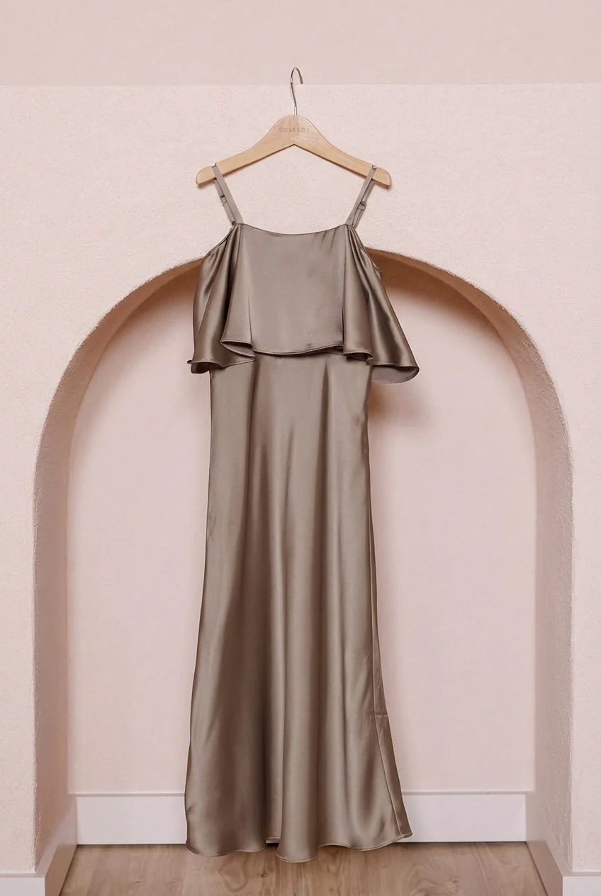 Juniors Riley Convertible Satin Dress | Made To Order - Image 59