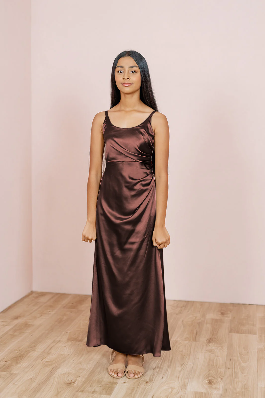 Juniors Rory Satin Dress | Made To Order - Image 16