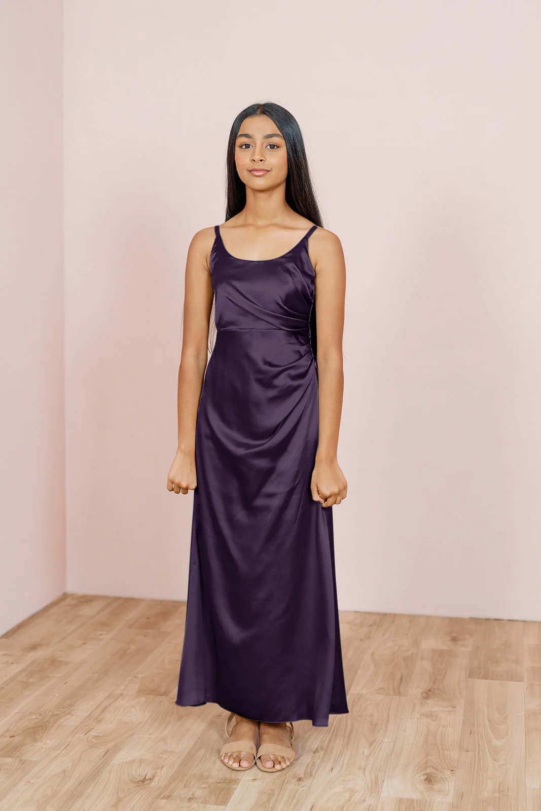 Juniors Rory Satin Dress | Made To Order - Image 43
