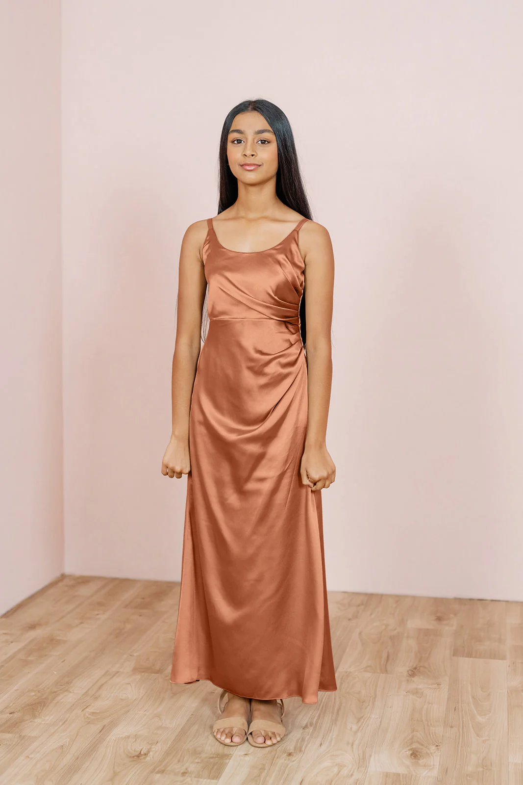 Juniors Rory Satin Dress | Made To Order - Image 9