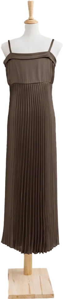 Juniors Saylor Satin Pleated Dress | Made To Order - Image 59