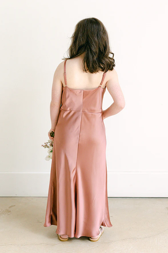 Juniors Skye Satin Dress | Made To Order - Image 3