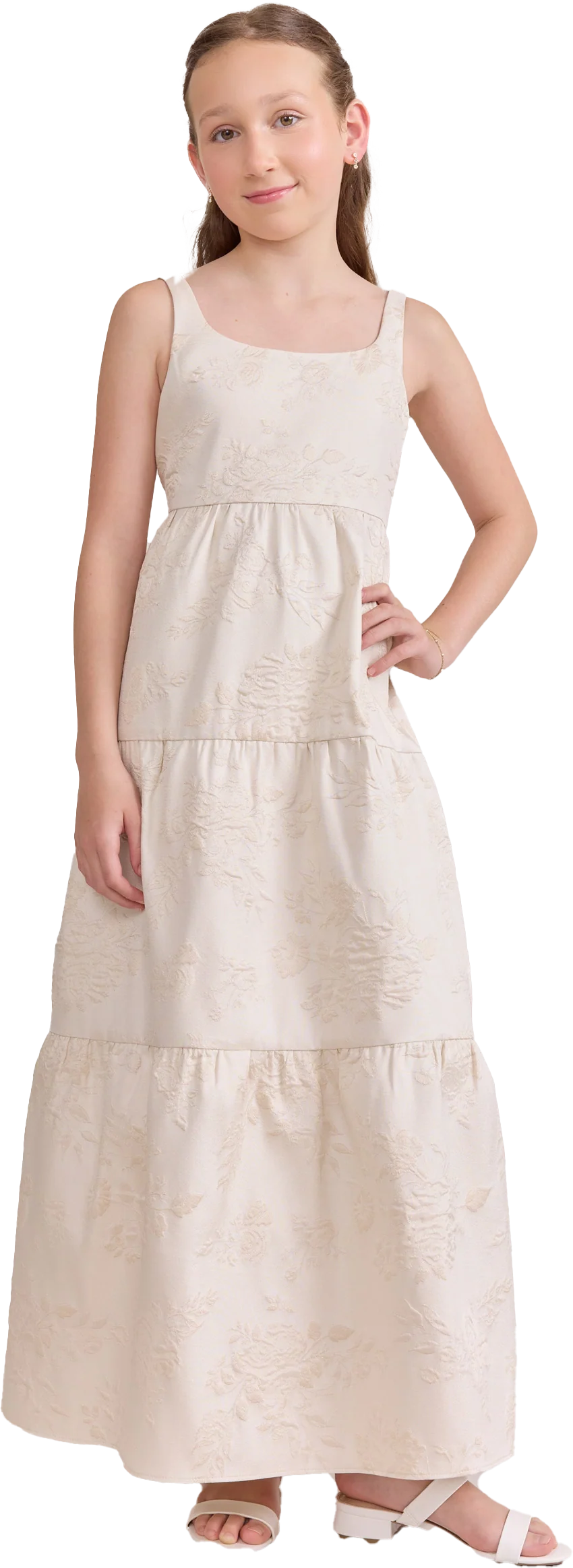 Juniors Winslet Jacquard Dress | Made To Order - Image 13