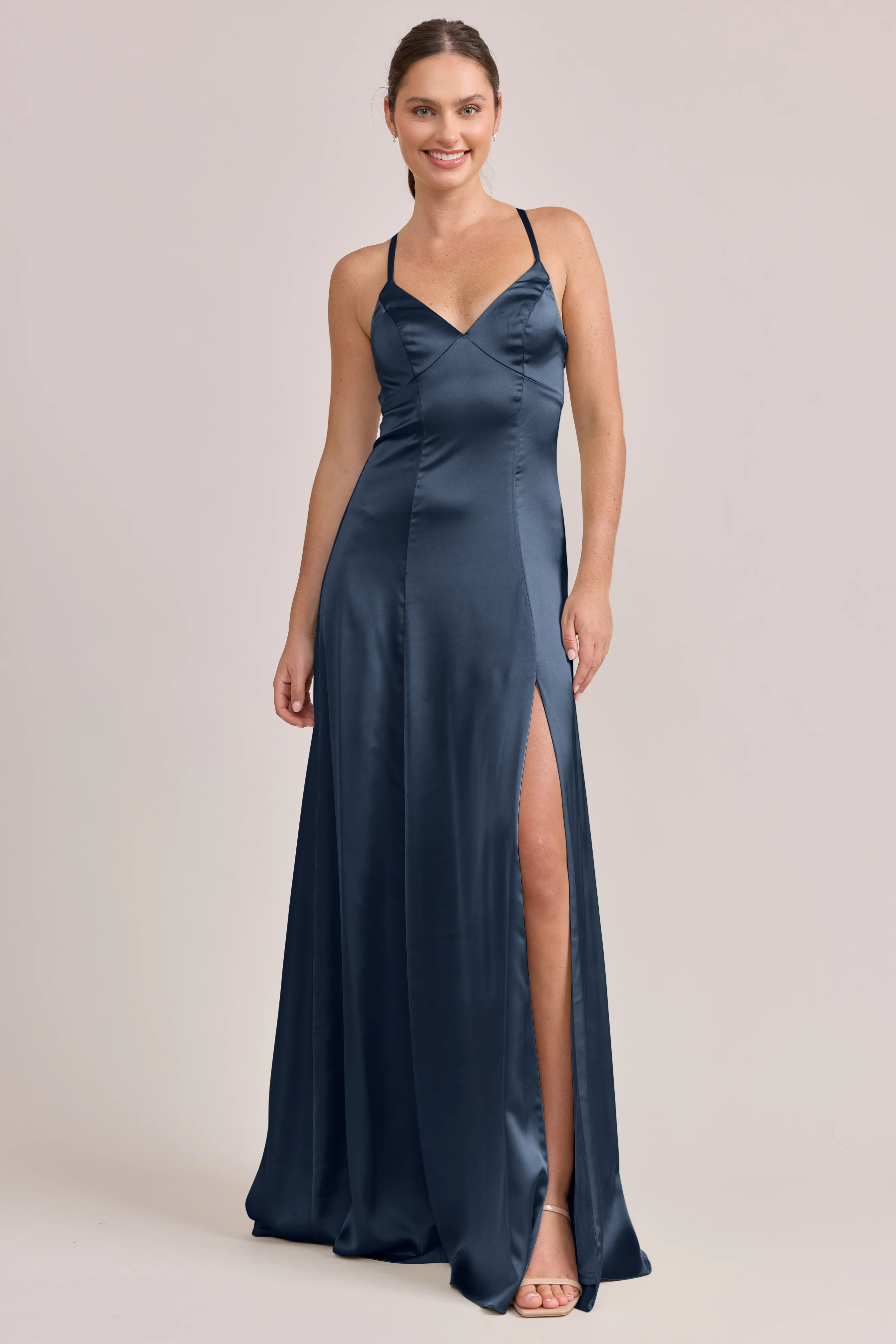 Karsyn Satin Dress | Made To Order - Image 117