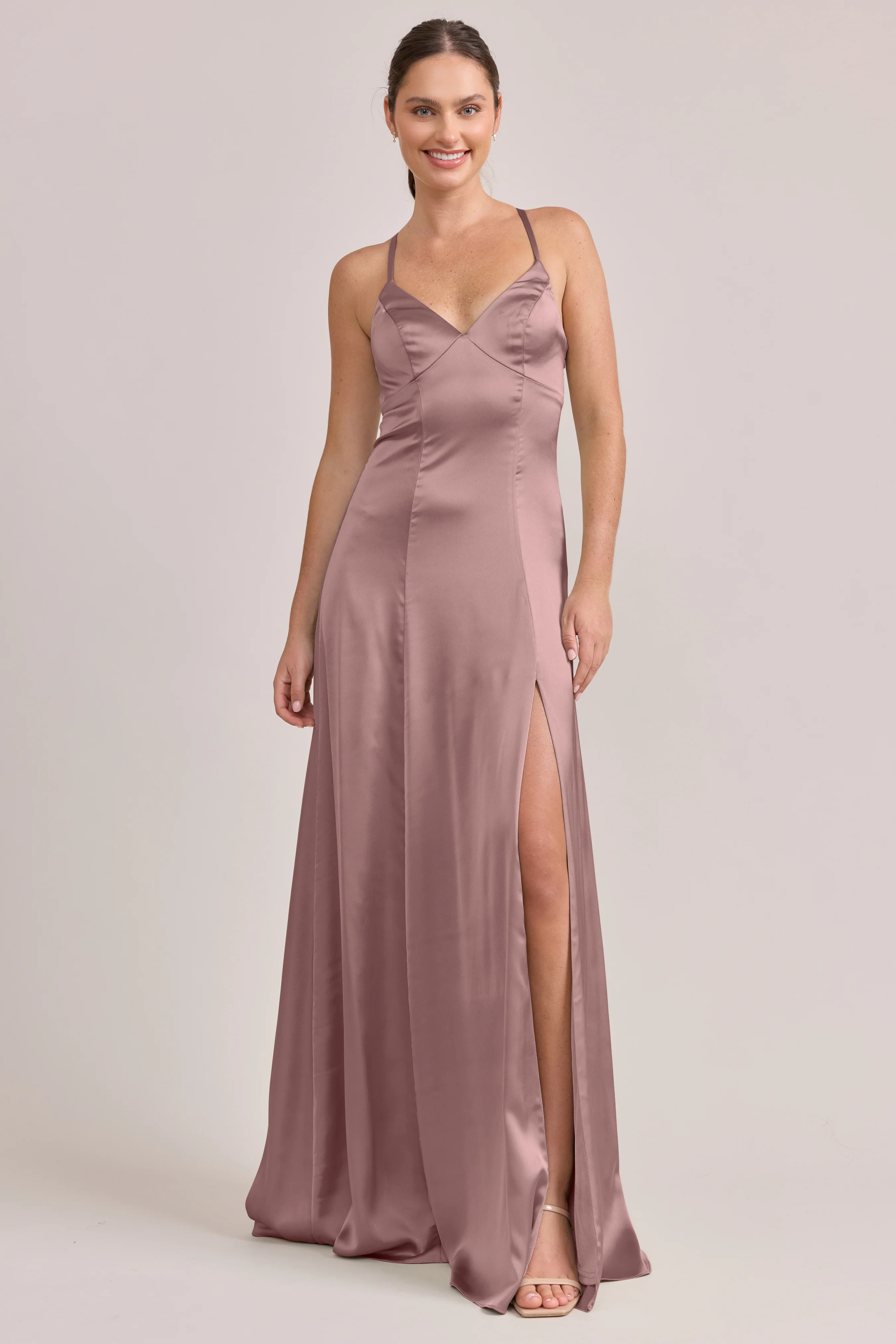 Karsyn Satin Dress | Made To Order - Image 123
