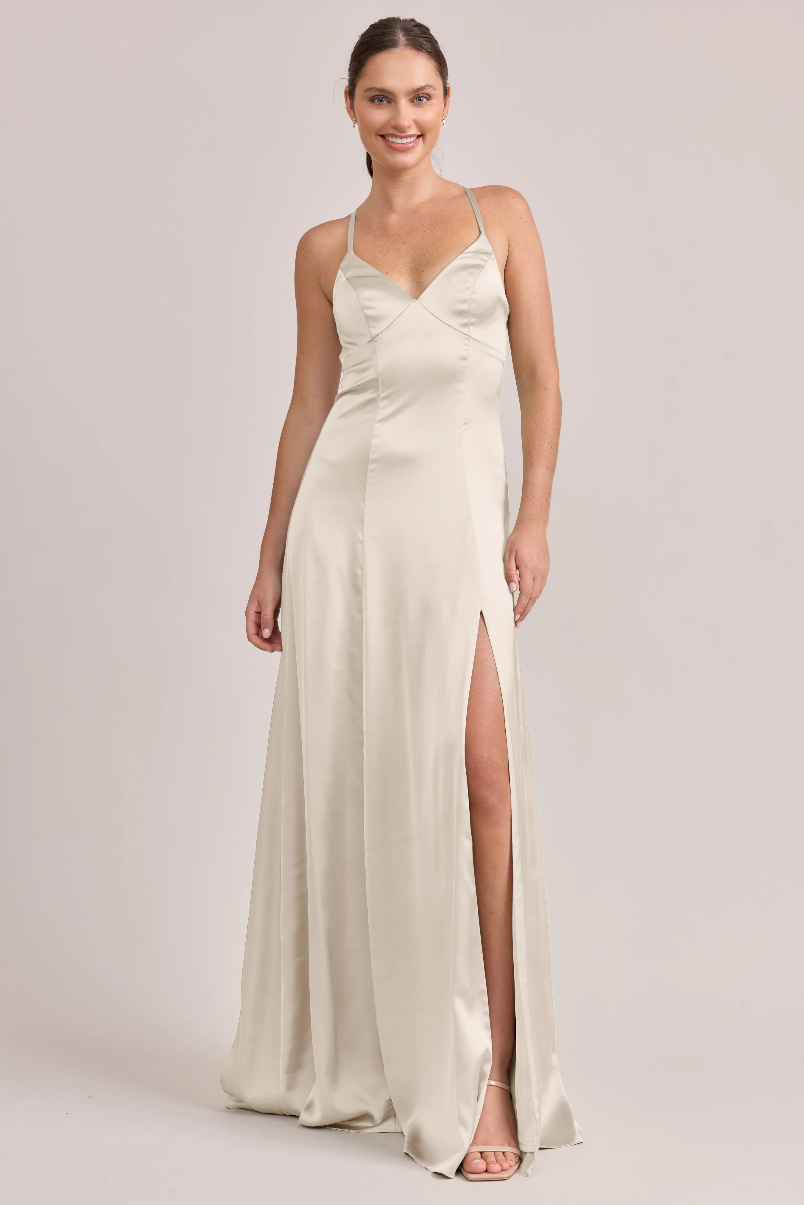 Karsyn Satin Dress | Made To Order - Image 141