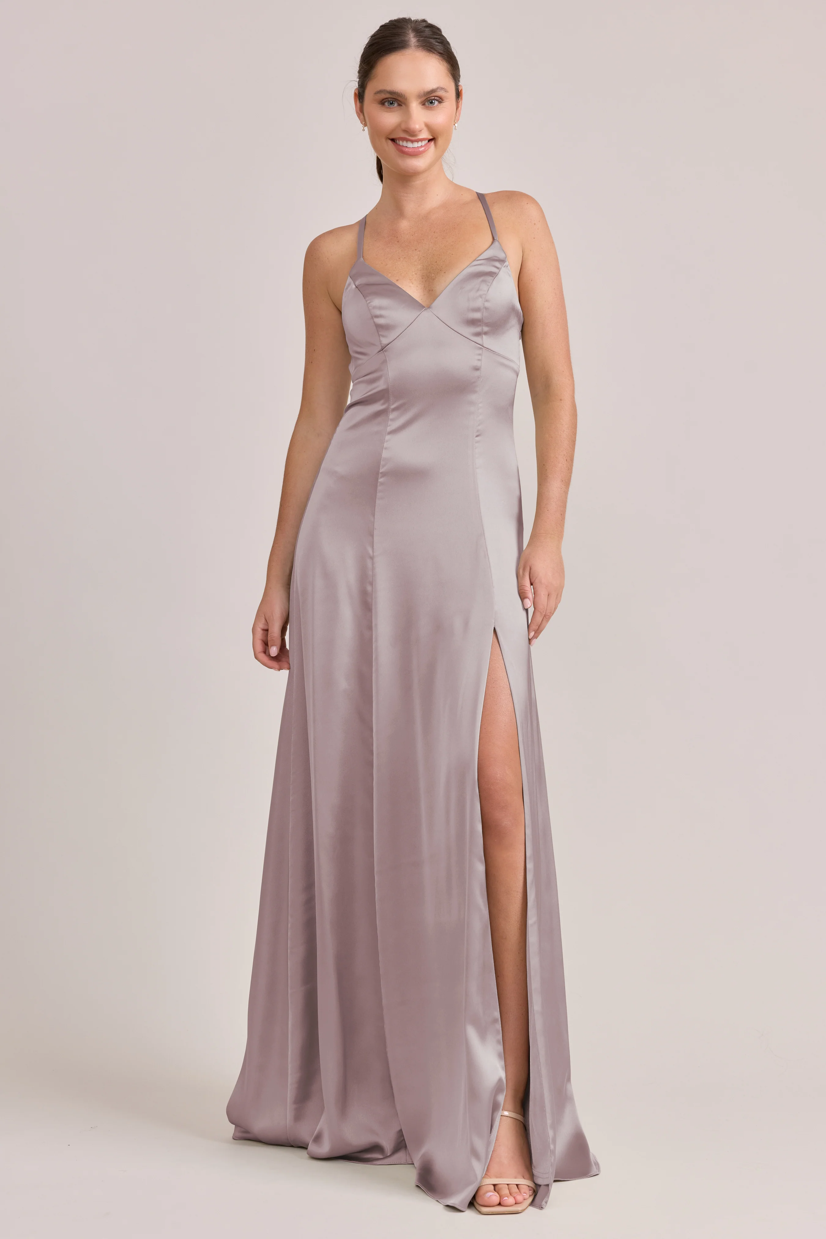 Karsyn Satin Dress | Made To Order - Image 147