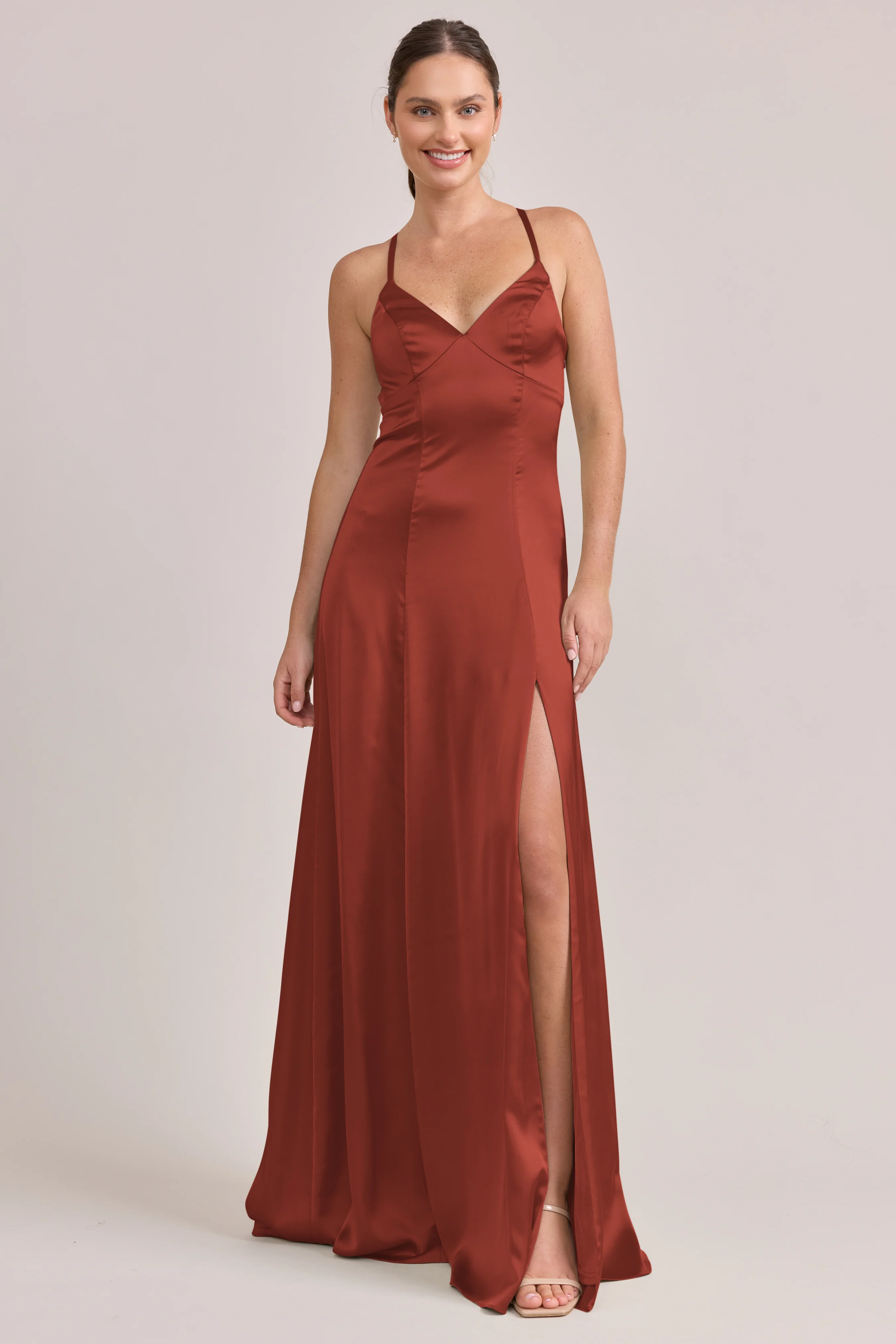 Karsyn Satin Dress | Made To Order - Image 150
