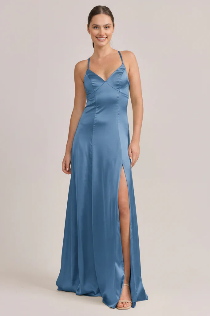 Karsyn Satin Dress | Made To Order - Image 162