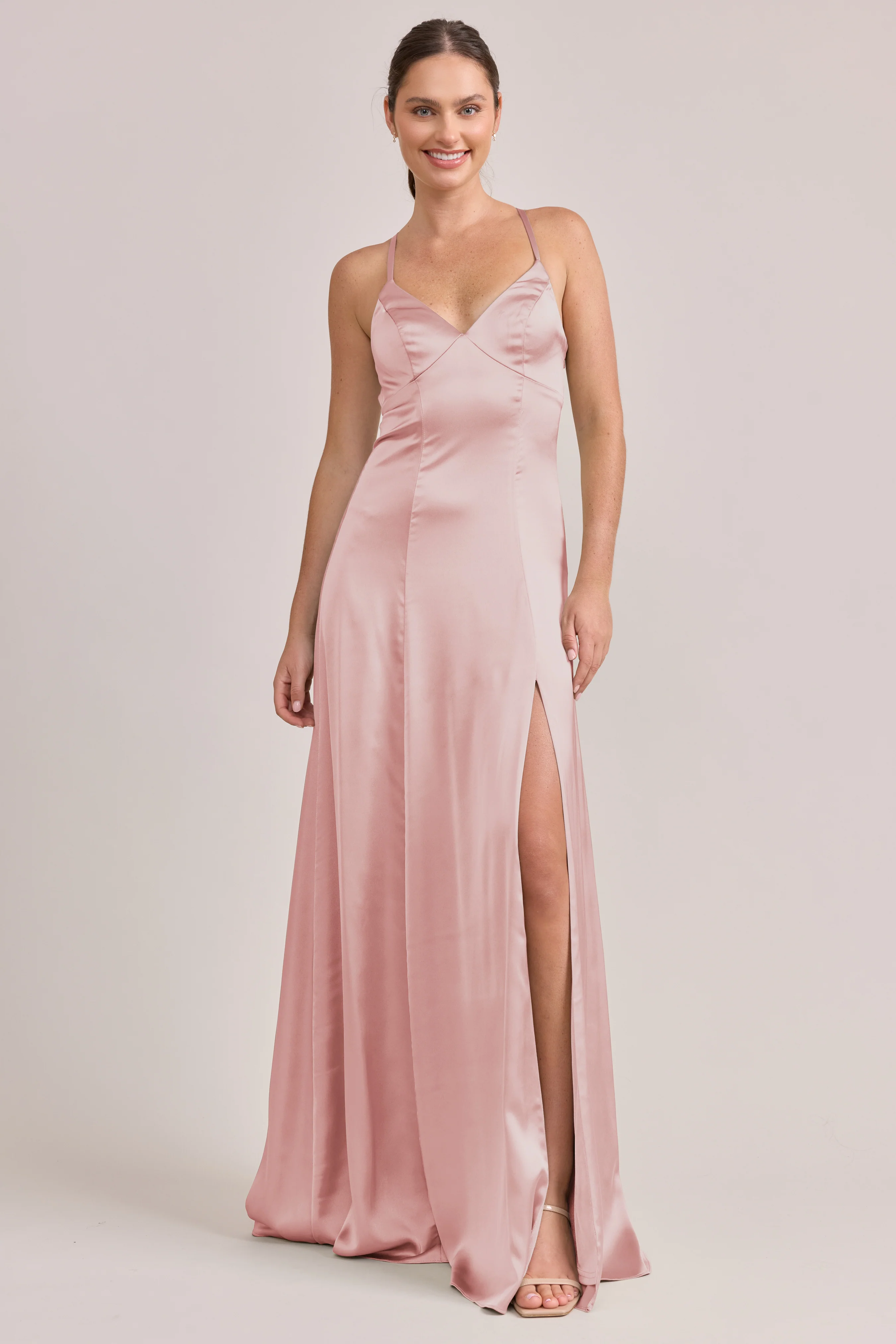 Karsyn Satin Dress | Made To Order - Image 18