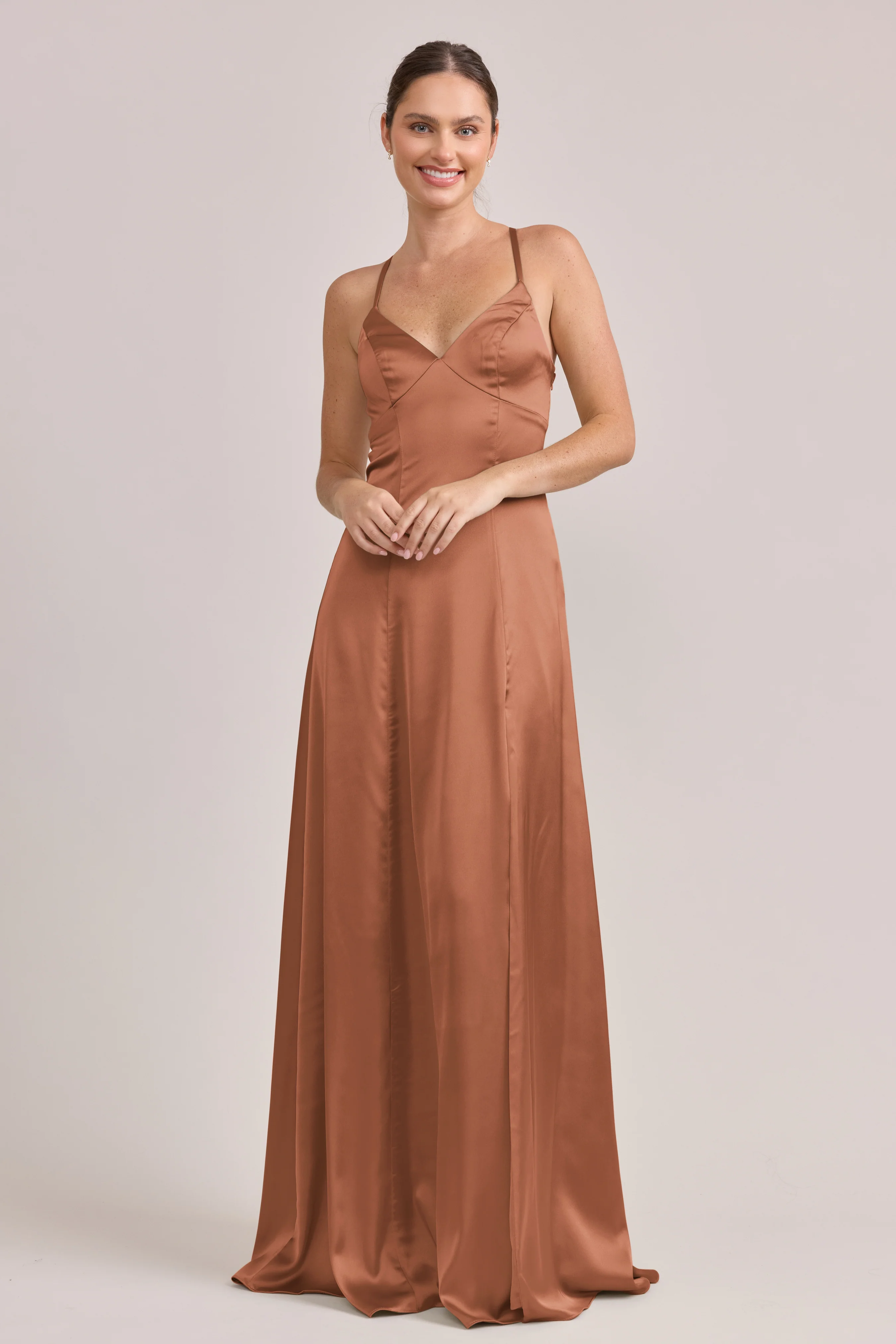 Karsyn Satin Dress | Made To Order - Image 31