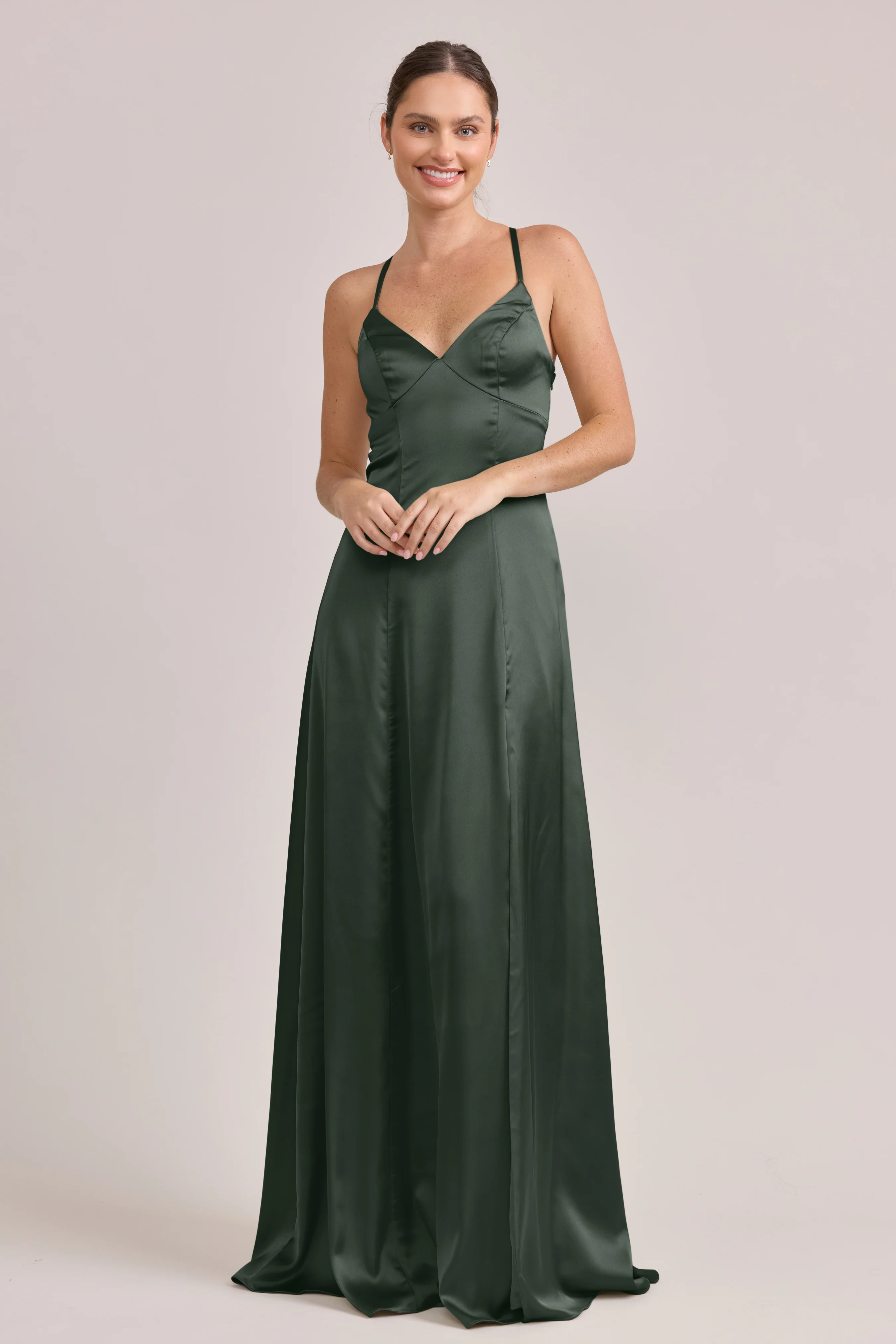 Karsyn Satin Dress | Made To Order - Image 34