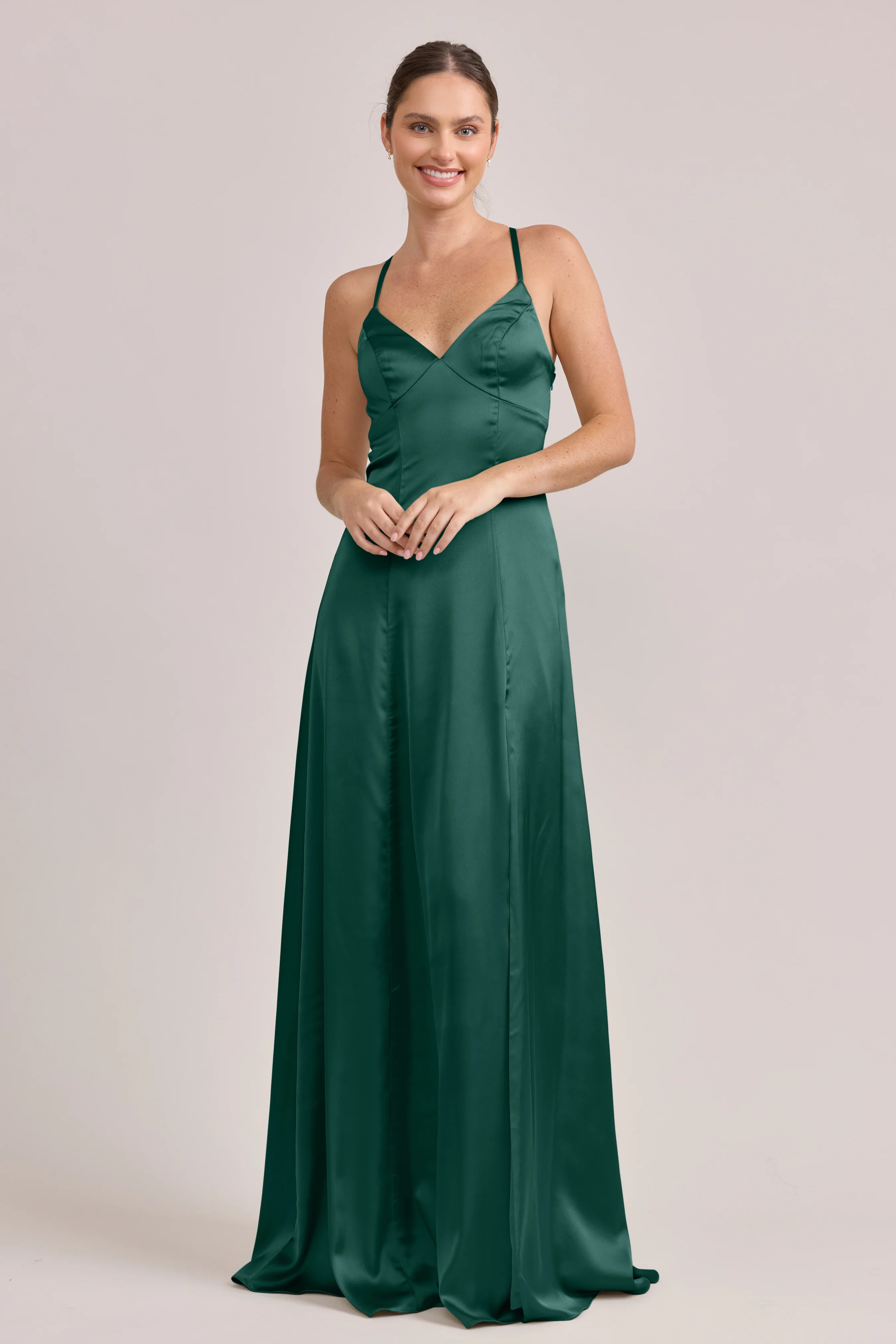 Karsyn Satin Dress | Made To Order - Image 47