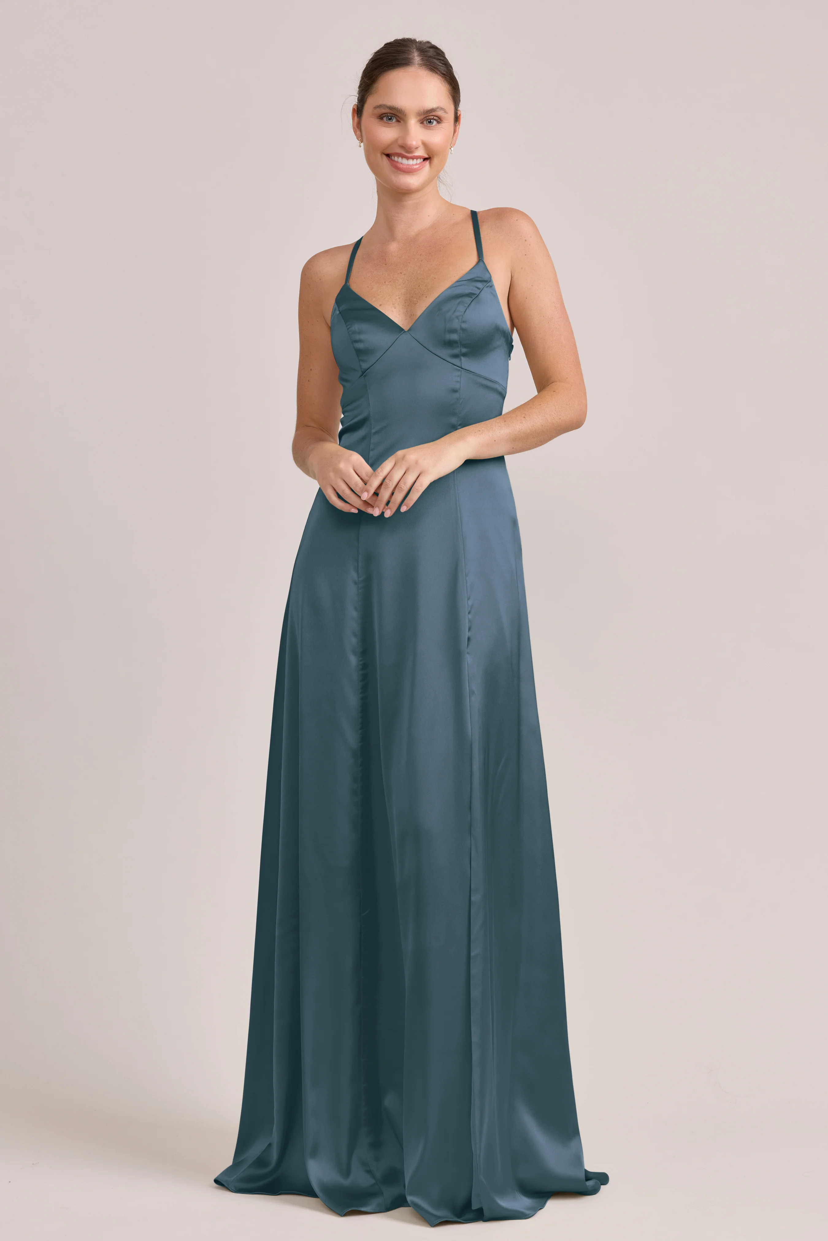 Karsyn Satin Dress | Made To Order - Image 50