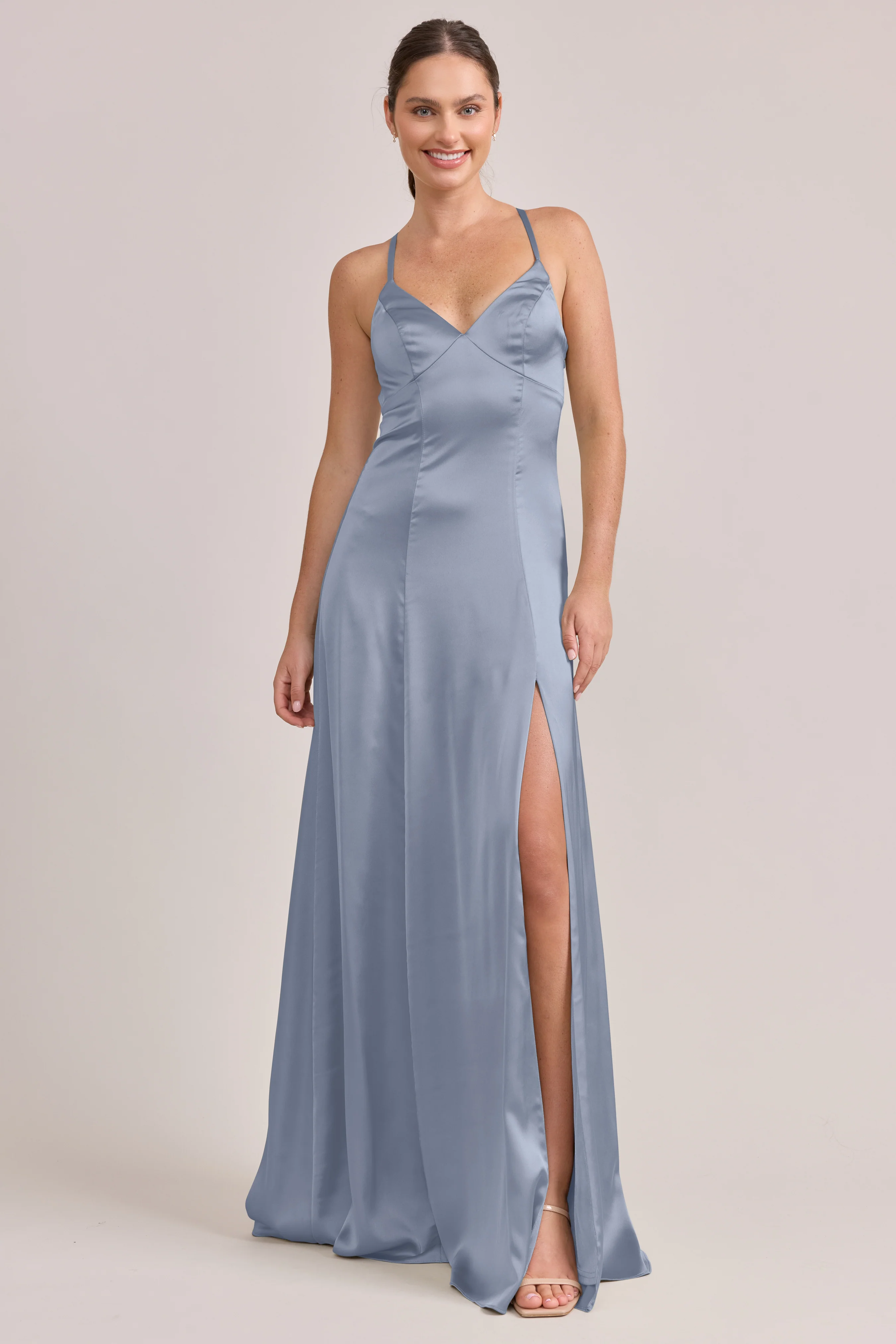 Karsyn Satin Dress | Made To Order - Image 52