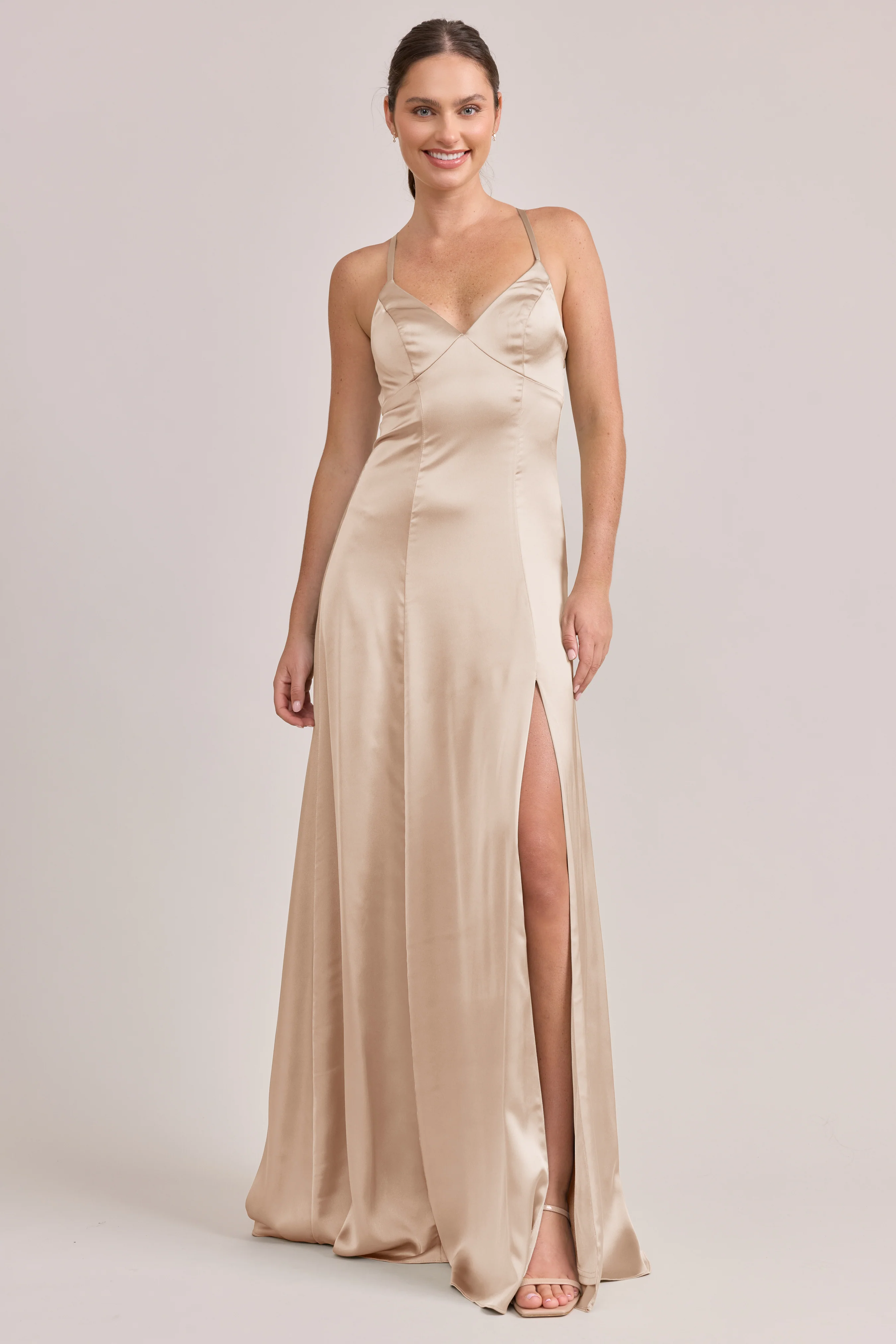 Karsyn Satin Dress | Made To Order - Image 61
