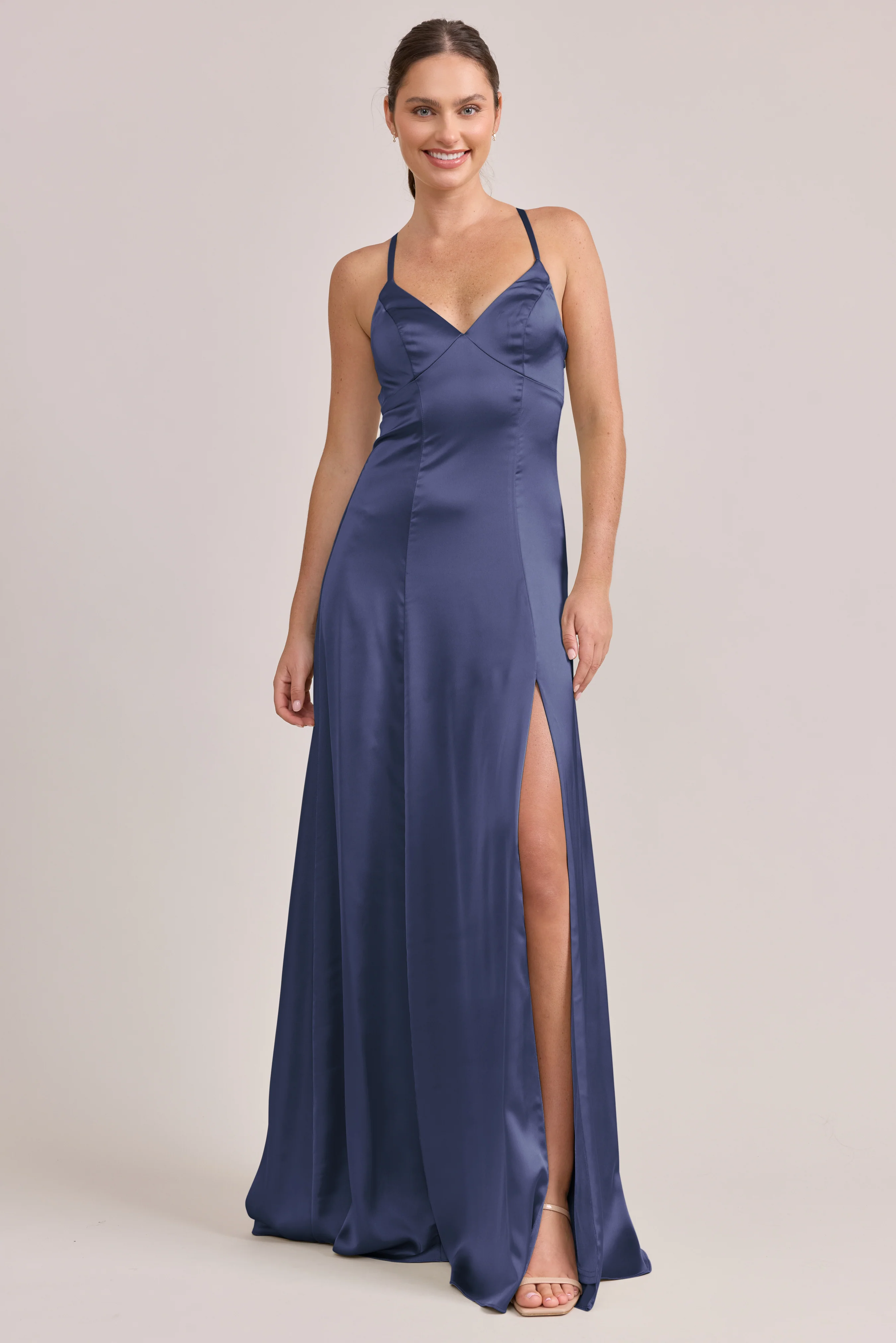 Karsyn Satin Dress | Made To Order - Image 70