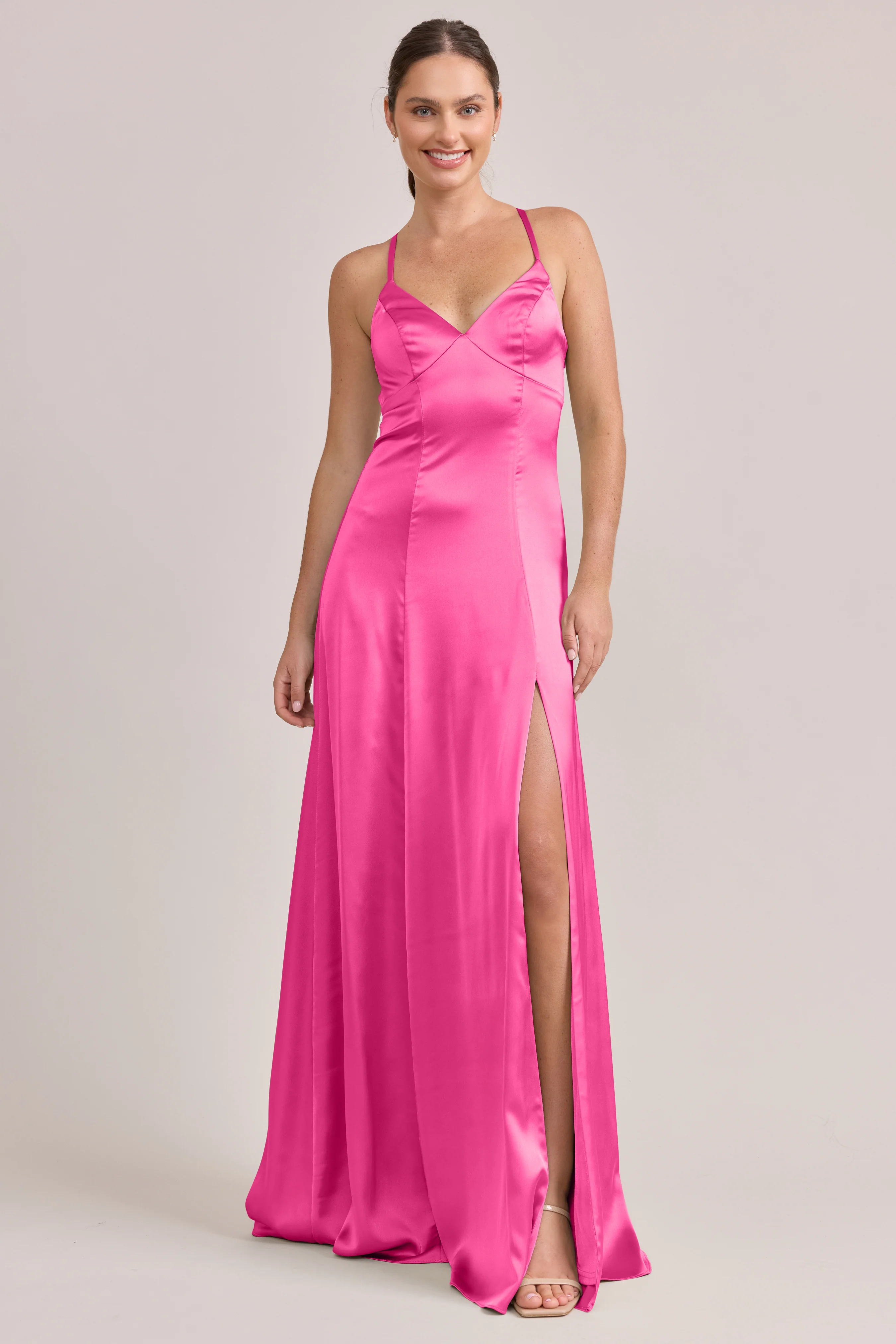 Karsyn Satin Dress | Made To Order - Image 85