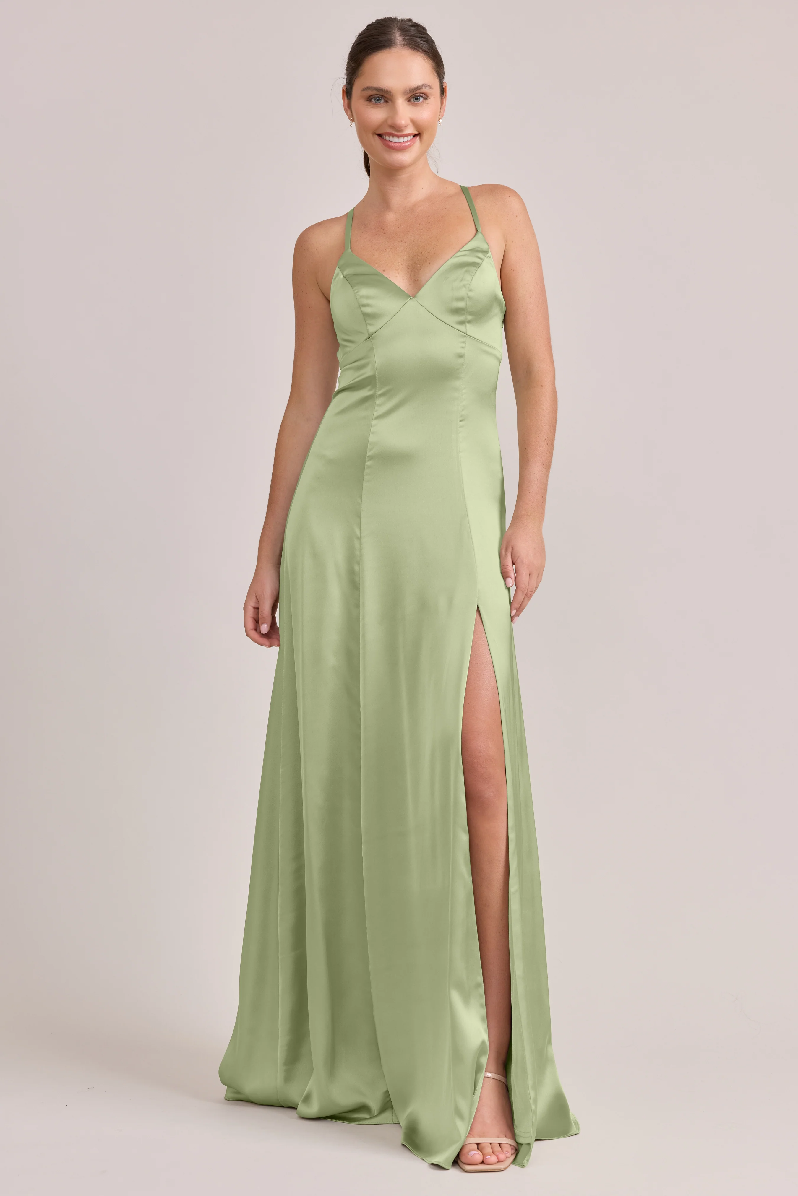 Karsyn Satin Dress | Made To Order - Image 88