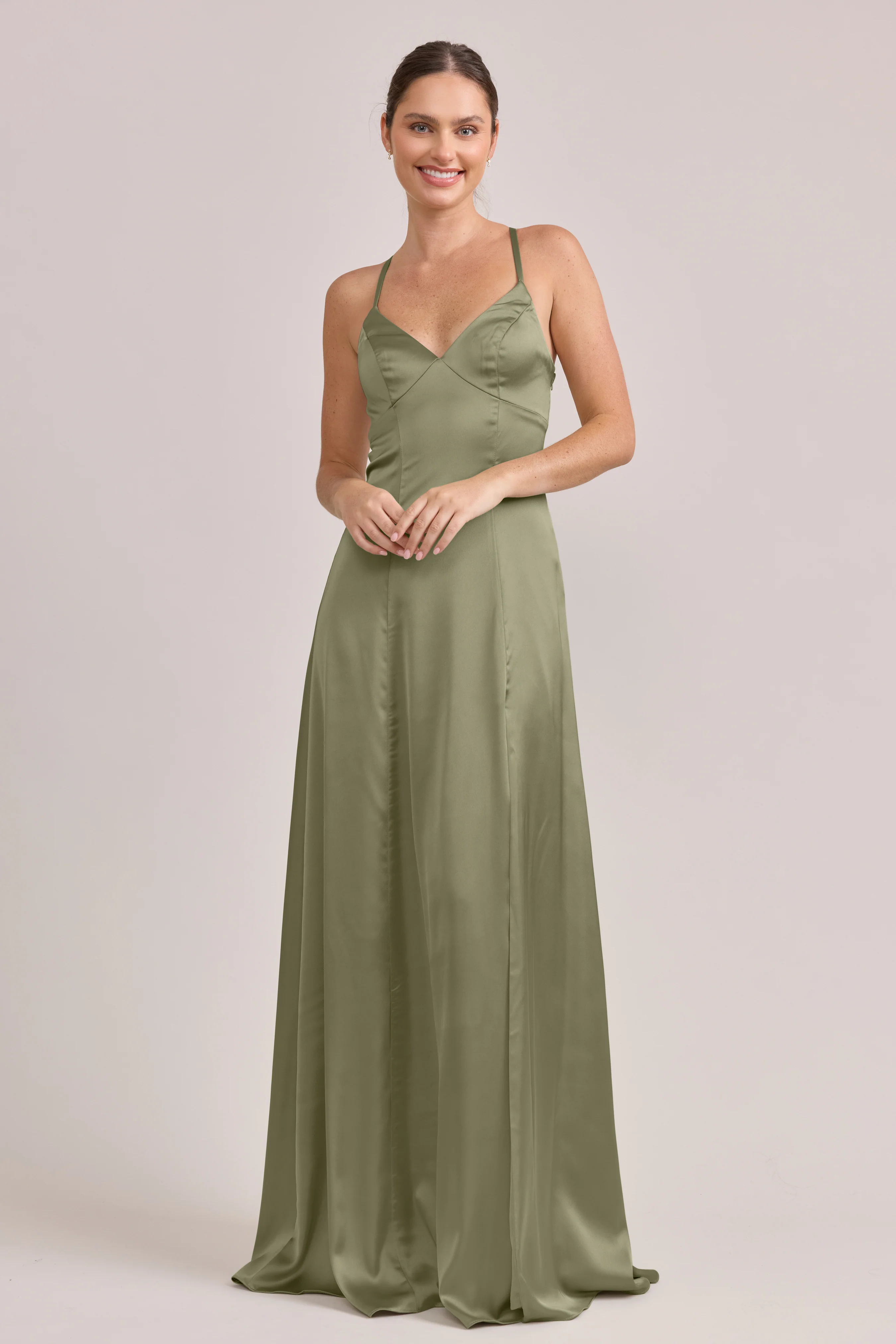Karsyn Satin Dress | Made To Order - Image 94